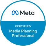 Image of a certificate from Meta with its logo - Digital marketing freelancer in dubai,uae.
